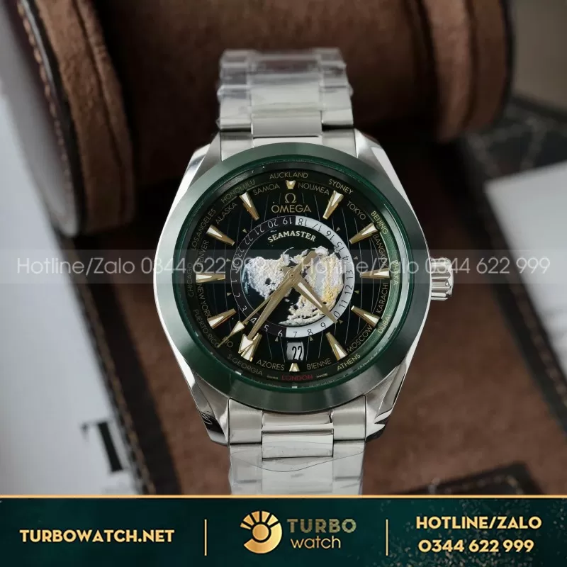 Đồng Hồ Omega Seamaster Aqua Terra Rep 11 Màu Xanh Lá Cây 43mm