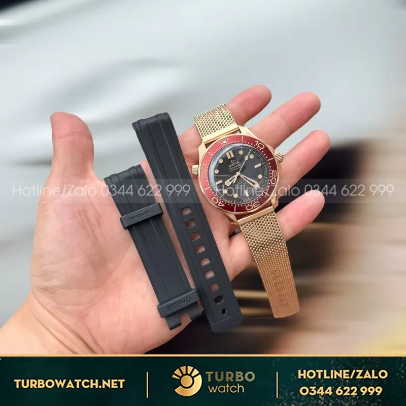 Đồng Hồ Omega Seamaster Diver 300M Bronze Gold Replica 11 VFS 42mm