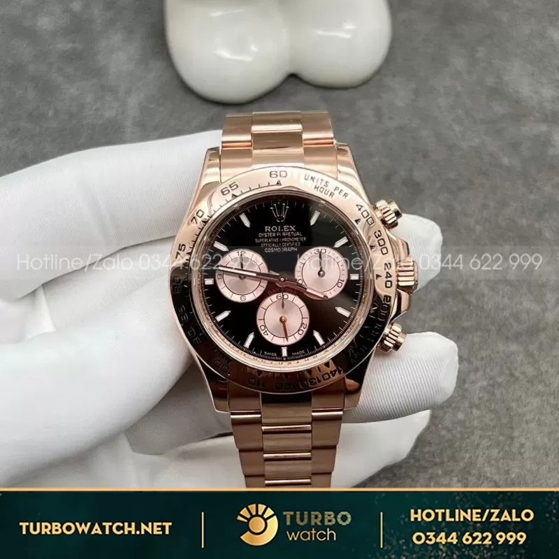 Đồng Hồ Rolex Daytona 126505 Chế Tác Vàng Đúc 18k 40mm