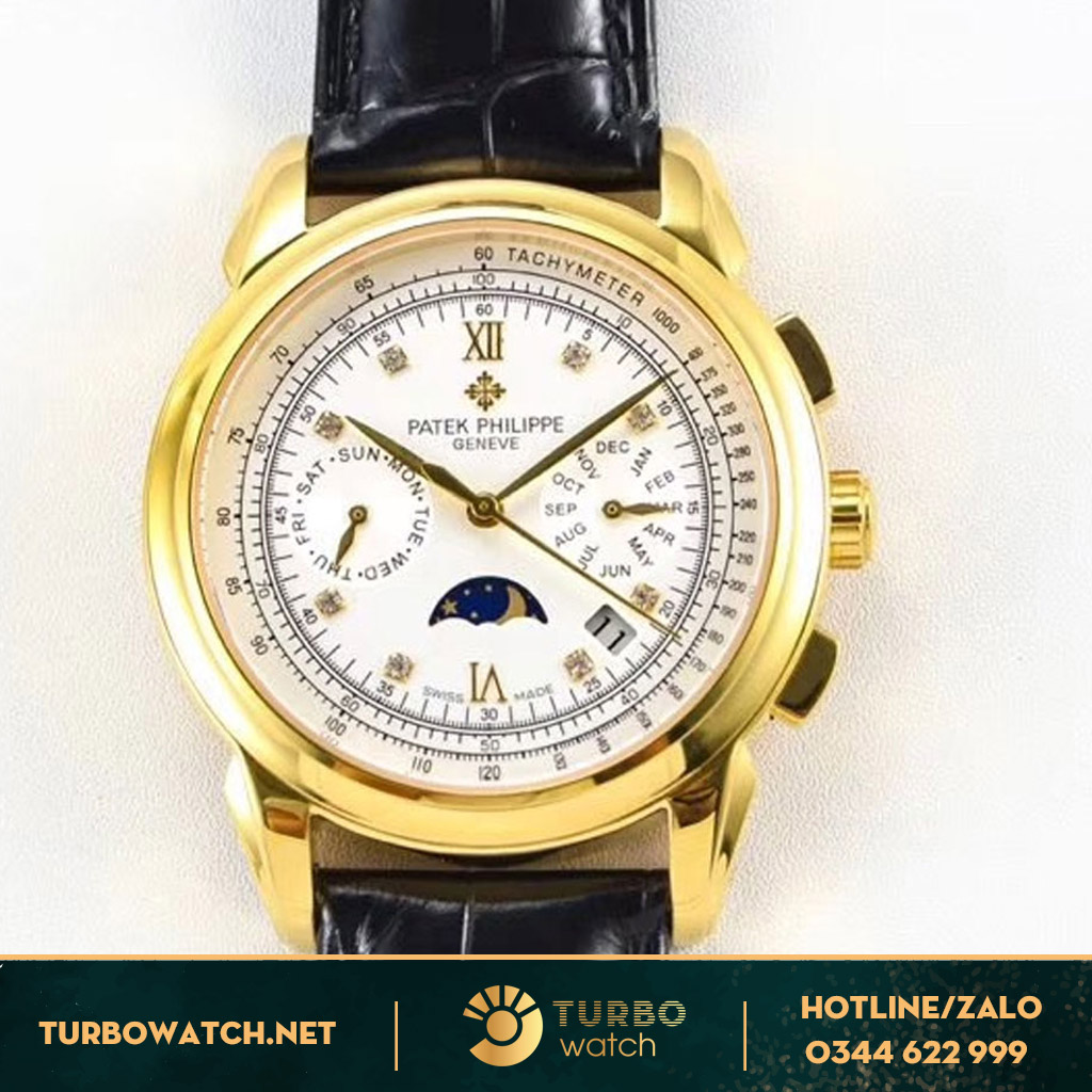 đồng hồ Patek Philippe siêu cấp 1-1 tachymeter gold