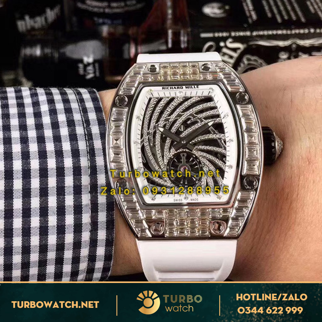 đồng hồ Richard Mille fake 1-1 RM051-02 Tourbillon Twister Pavé