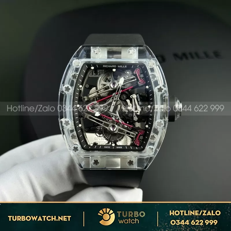 Đồng Hồ Richard Mille RM38-02 Replica 11 Máy Tourbillon Cao Cấp Nhất 43.7mm x 50mm