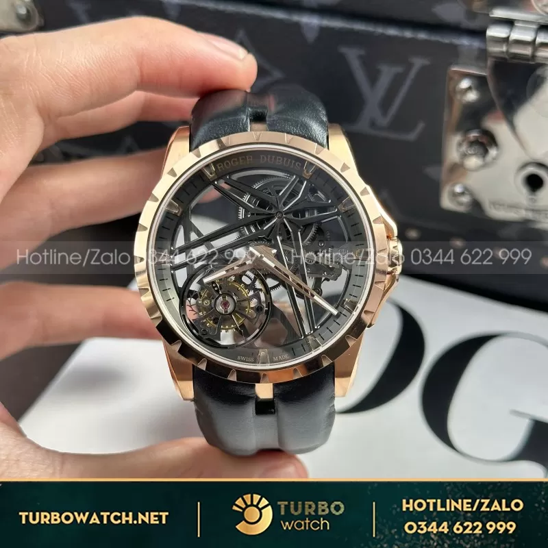 Đồng Hồ Roger Dubuis Replica 11 Excalibur Eon Gold RDDBEX0836 Nhà Máy BBR 42mm
