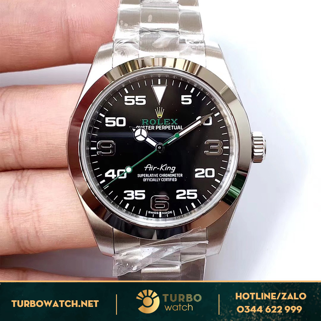 Đồng hồ Rolex Air-King 126900-0001 Thép siêu cấp
