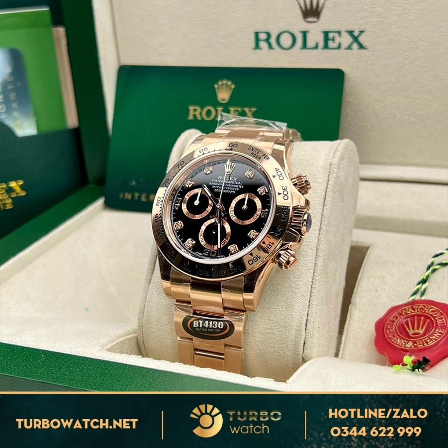 Mặt số ấn tượng của đồng hồ Rolex fake cao cấp