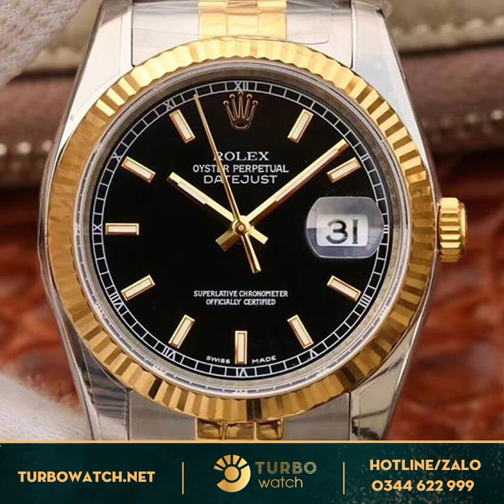 đồng hồ Rolex replica 1-1 DATEJUST GOLD/STEEL 