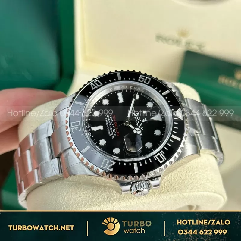 Đồng hồ Rolex Sea-Dweller 126600 Replica 11 mặt đen nhà máy VS 43mm