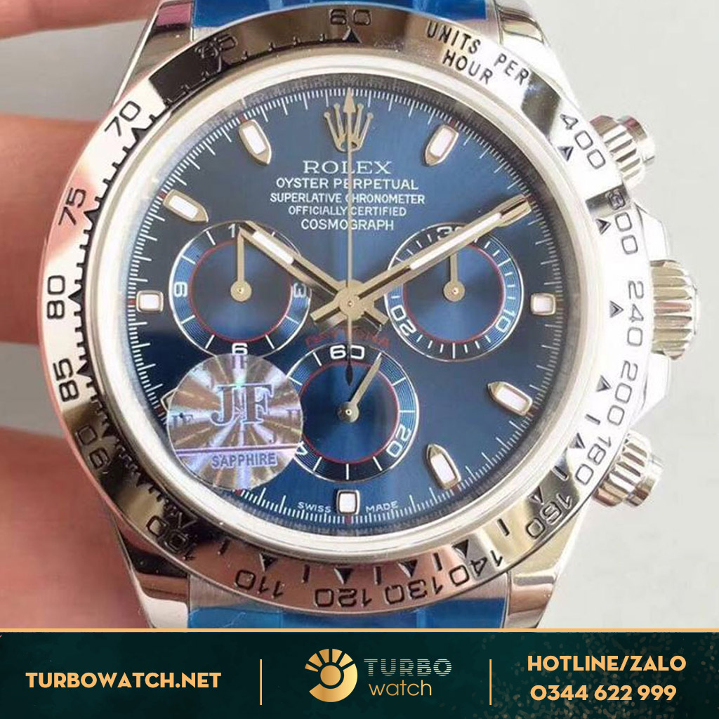 đồng hồ Rolex siêu cấp 1-1 Daytona Cosmograph Marker Blue