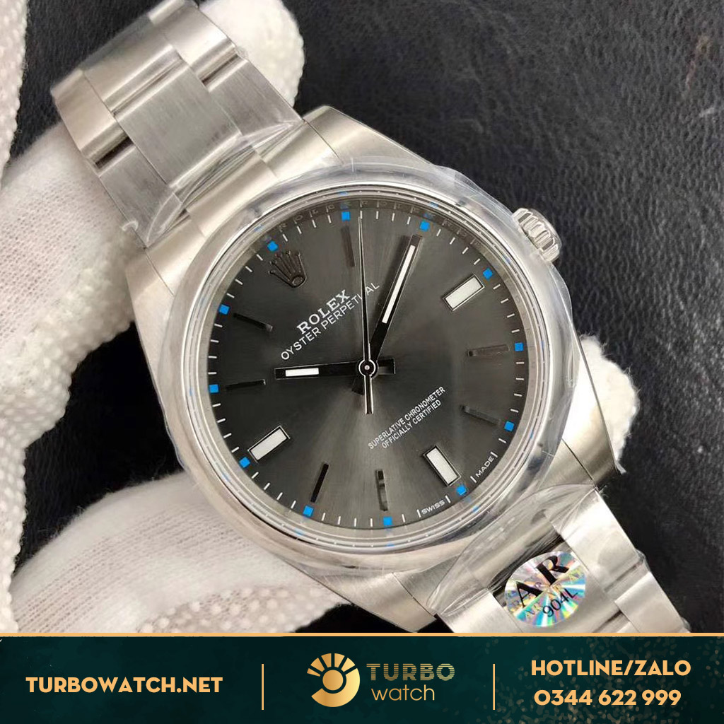 đồng hồ Rolex siêu cấp 1-1 Oyster Perpetual Grey 114200