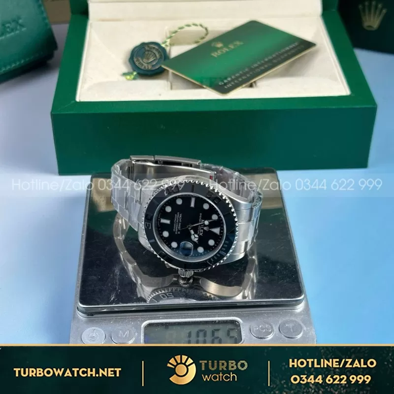Đồng Hồ Rolex Yacht Master Titanium RLX 226627 Mặt Số Đen Nhà Máy VS 40mm