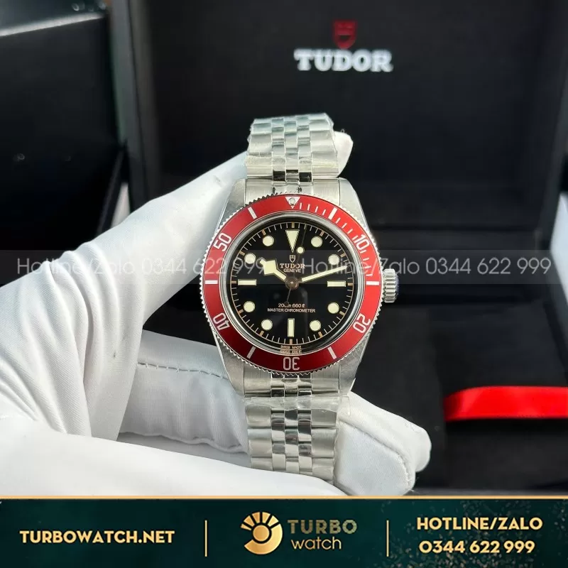 Đồng Hồ Tudor Black Bay GMT Mặt Đen Replica 1 1 Nhà Máy ZF 41mm