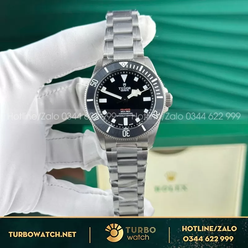 Đồng Hồ Tudor Pelagos Replica 11 Mặt Số Đen Nhà Máy ZF 39mm