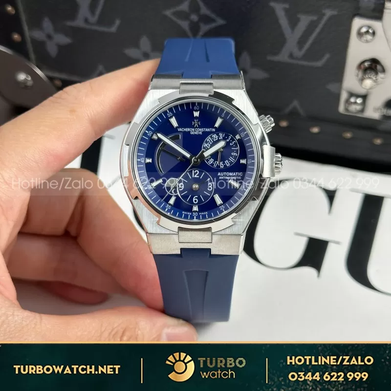 Đồng Hồ Vacheron Constantin Chế Tác Overseas Dual Time 47450 Màu Xanh Dương Xưởng 9F 42mm
