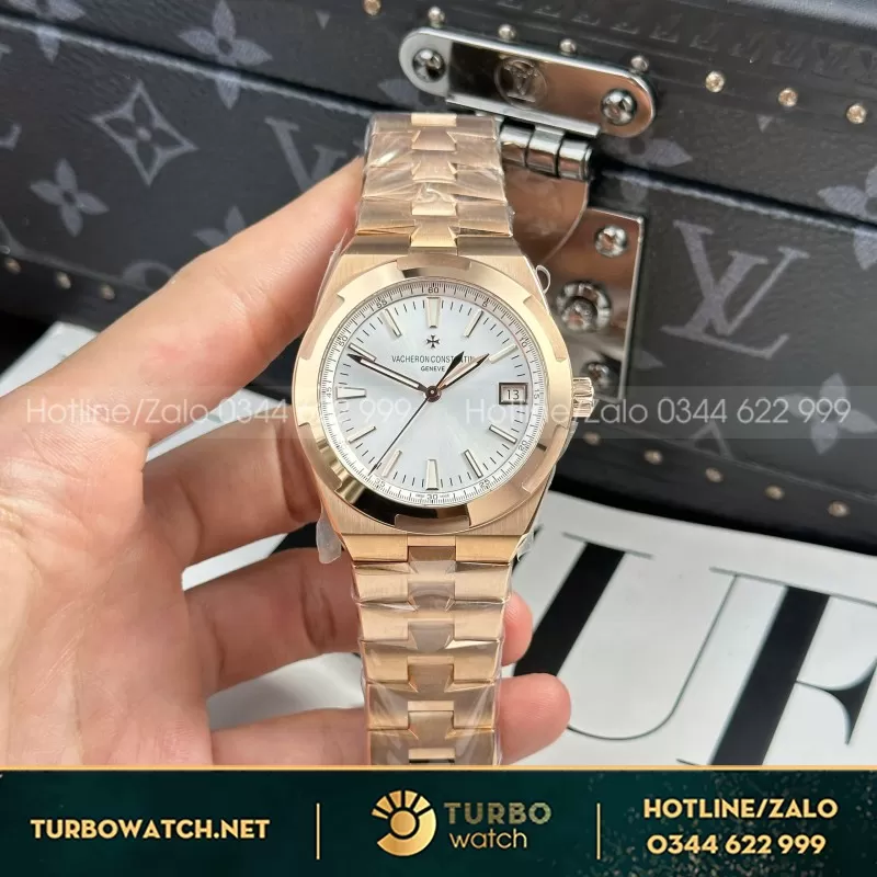 Đồng Hồ Vacheron Constantin Overseas 4500V Mặt Trắng Nhà Máy PPF 41mm