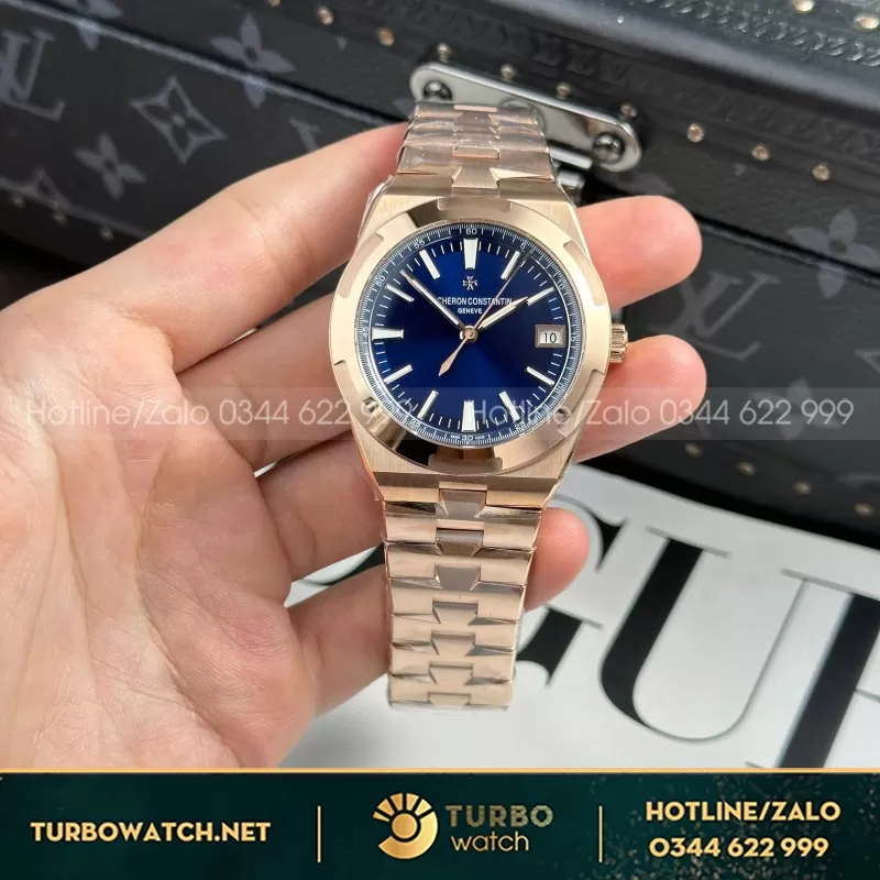 Đồng Hồ Vacheron Constantin Overseas 4500V Mặt Xanh Dương Nhà Máy PPF 41mm