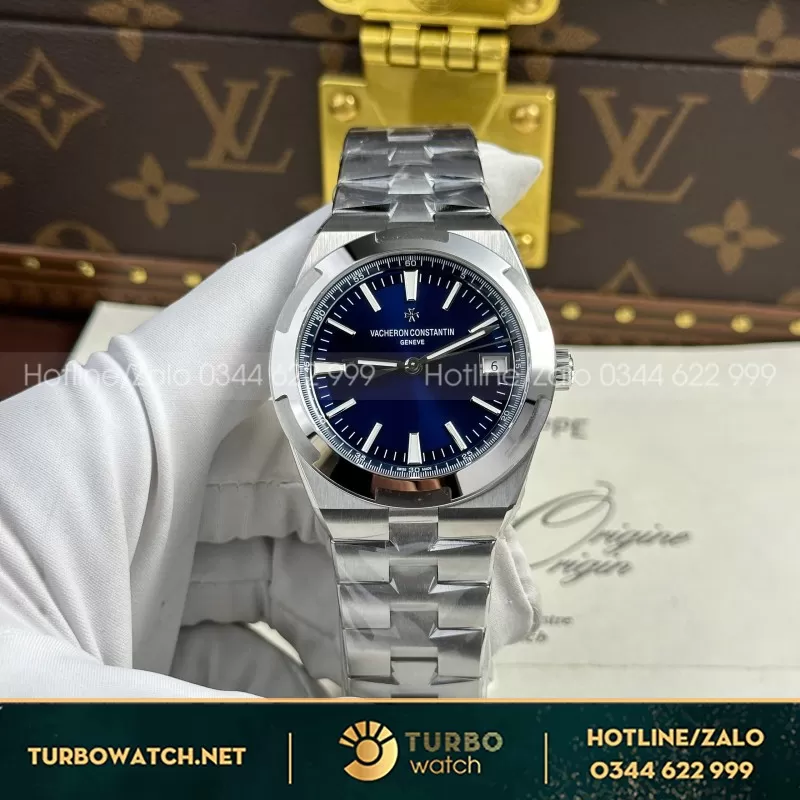 Đồng Hồ Vacheron Constantin Overseas 4500V Mặt Xanh Dương Nhà Máy PPF 41mm