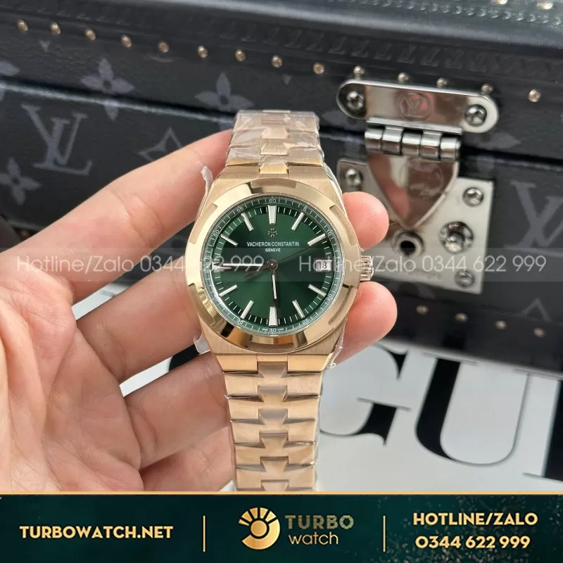 Đồng Hồ Vacheron Constantin Overseas 4500V Replica 11 Mặt Xanh Lá Cây 41mm
