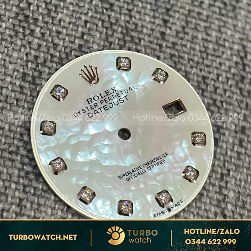 Mặt MOP Datejust chế tác 36mm ,41mm cọc số Moissanite vân mây hàng tuyển chọn VIP Mặt tuyển chọn hiệu ứng vân mây cuộn đều đẹp xuất sắc,sẵn 3 màu trắng ,vàng gold,vàng hồng
