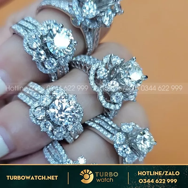Mẫu Nhẫn Hột Xoàn Nữ Thiết Kế