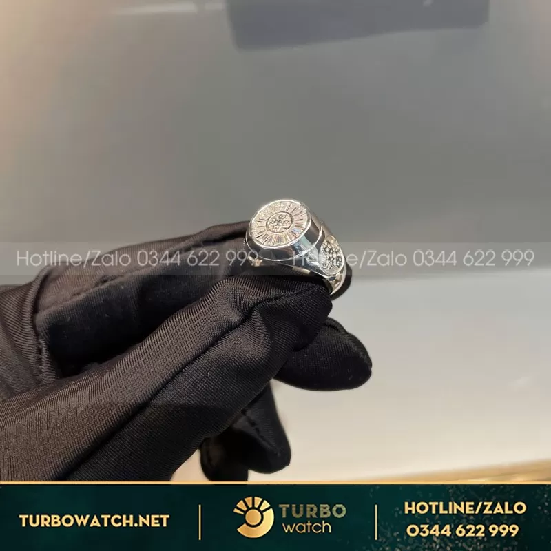 Nhẫn Nam Chế Tác Vàng 18K Moisanite