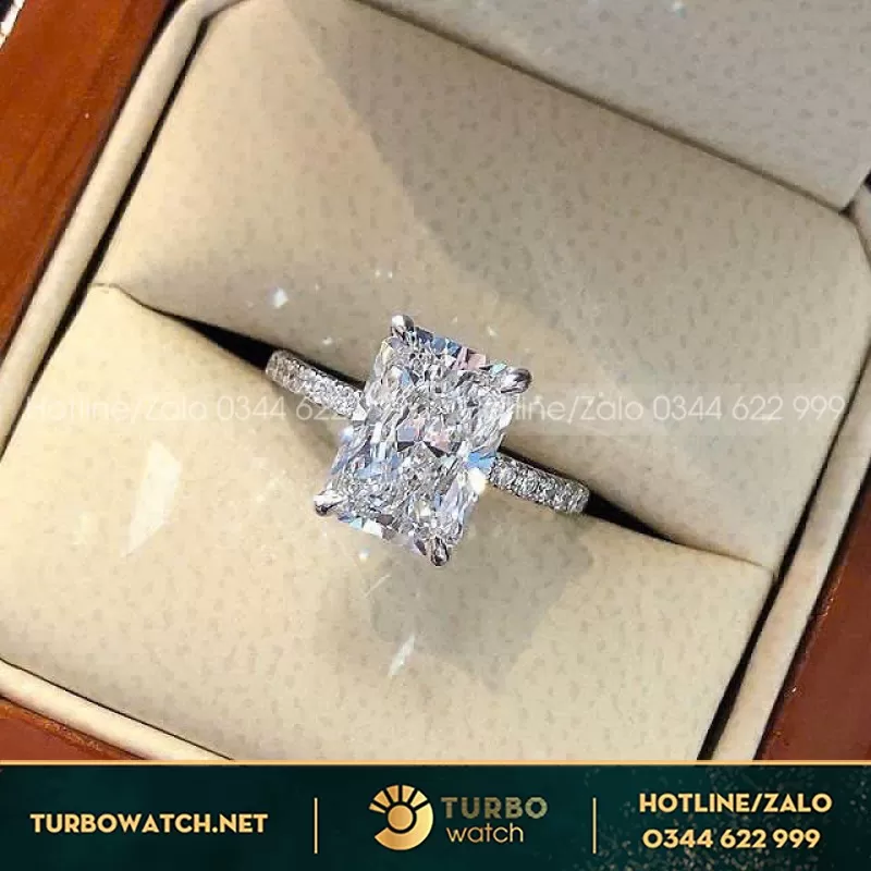 Nhẫn Nữ 18K Kim Cương Thiên Nhiên