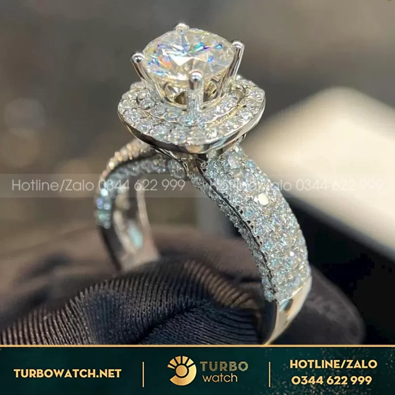 Nhẫn Nữ Vàng Trắng 14K