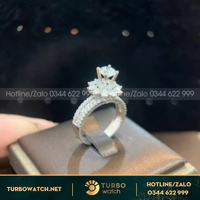 Nhẫn Nữ Vàng Trắng 18K