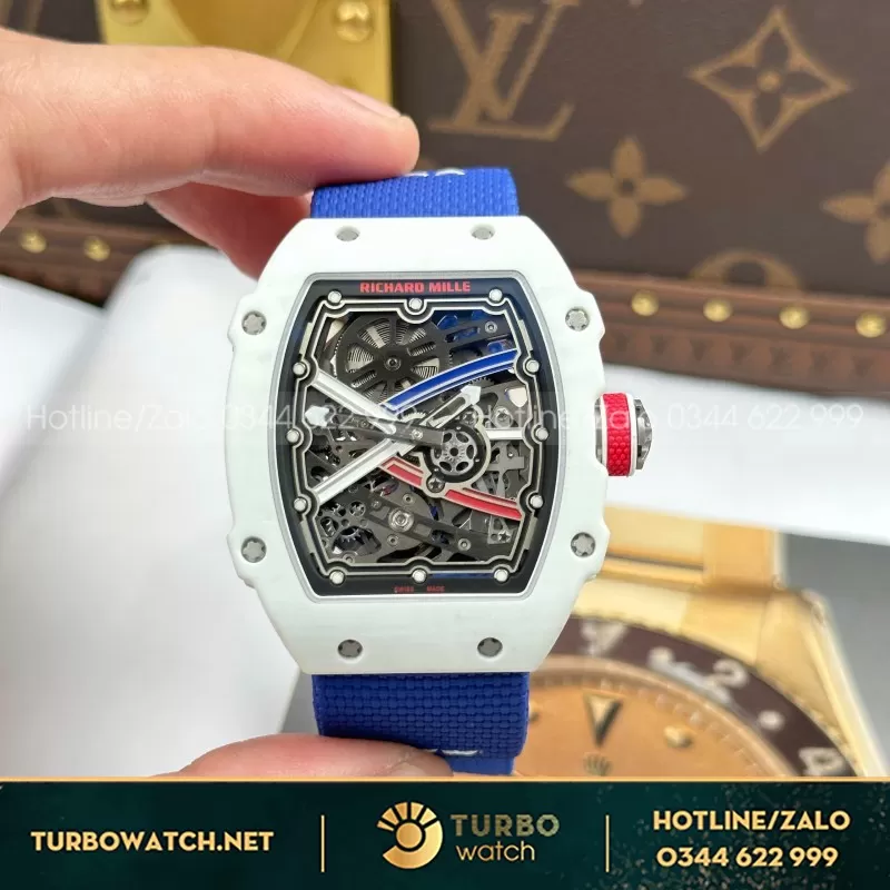 Đồng hồ Phiên bản RM67-02 tuỳ chỉnh nới nhất thị trường thời điểm hiện tại - tất cả các vật liệu sử dụng đều có chất lượng cao nhất
