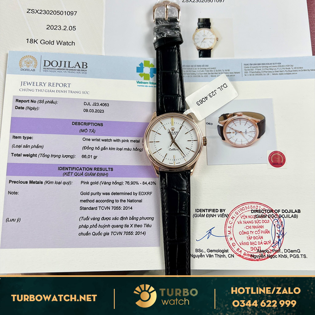 Rolex Celilini Time 50505 - 0008 Bọc Vàng Vip HongKong