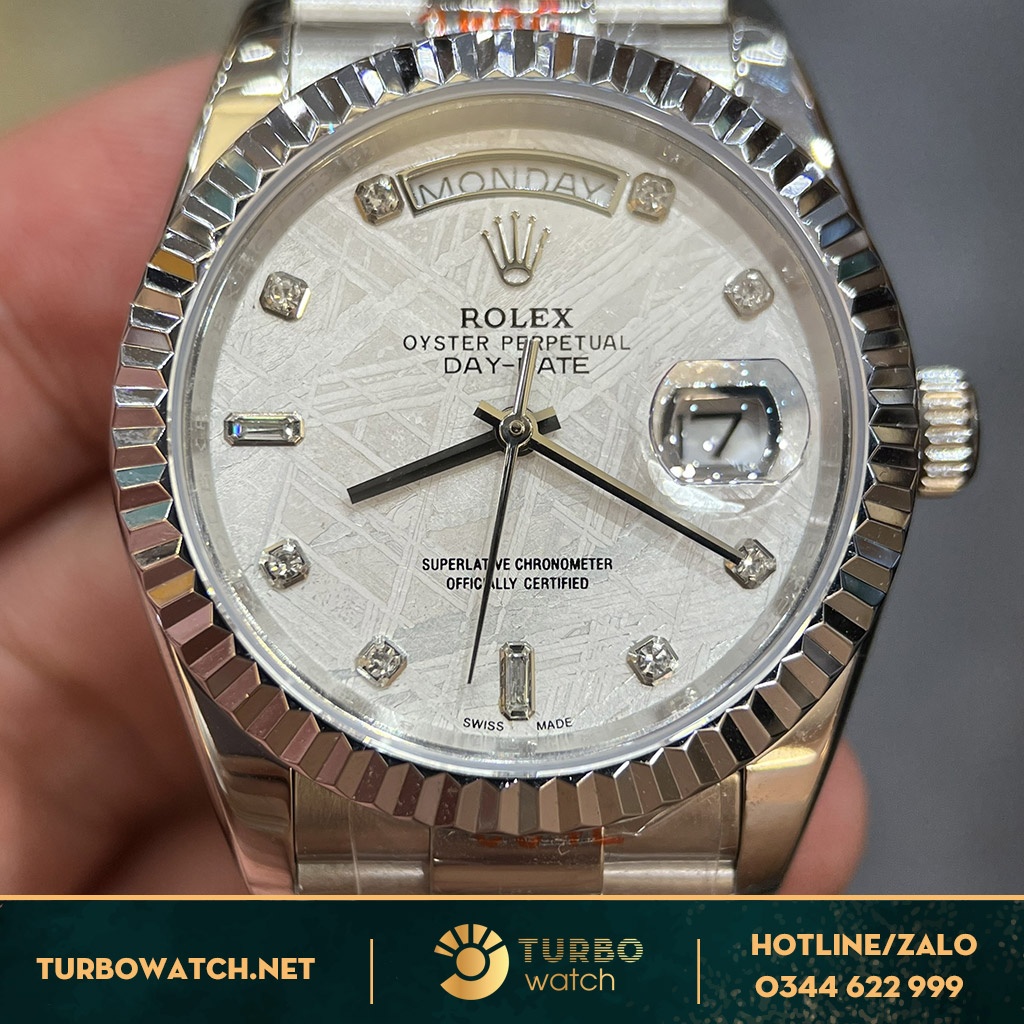 Rolex Day-Date Rep 1:1 40 228239 Mặt Số Đá Thiên Thạch 