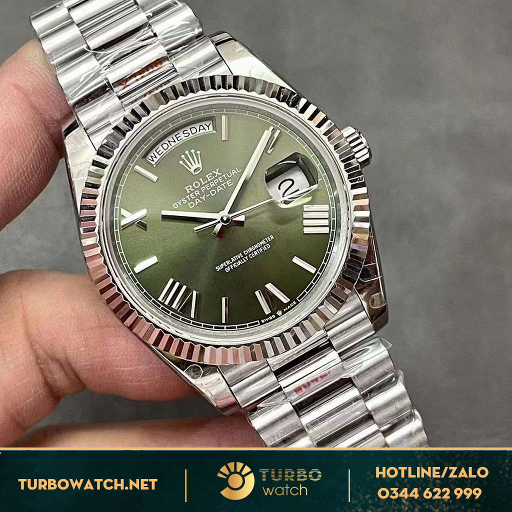 Rolex daydate 40mm green dial