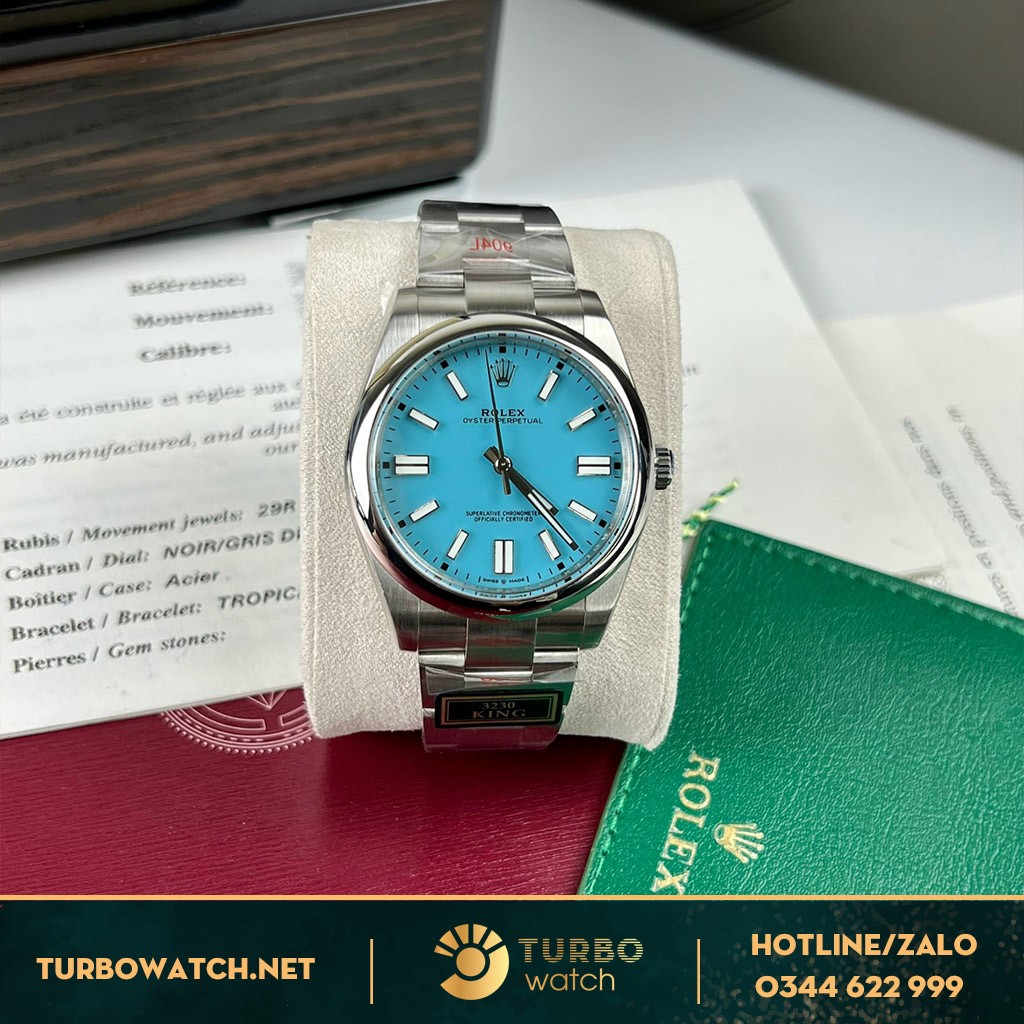 Đồng hồ Rolex fake cao cấp có mặt số màu xanh dương mới lạ