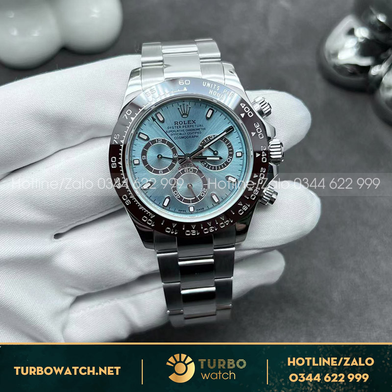Rolex Oyster Perpetual Cosmograph Daytona Ice Blue 116506 Blso Platinum