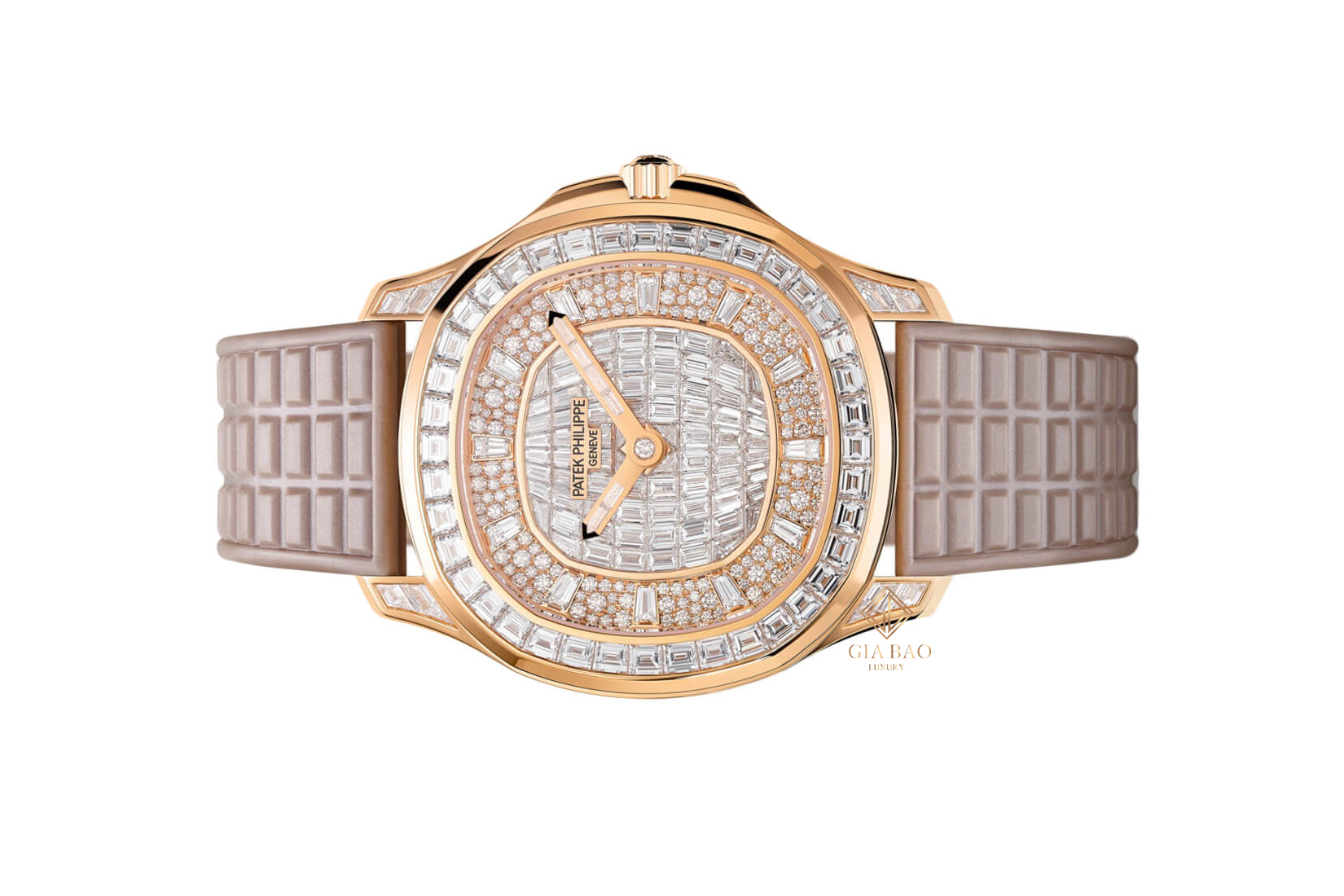 Thiết kế đồng hồ Patek Philippe replica bản 5062/450R full kim cương đầy mê hoặc